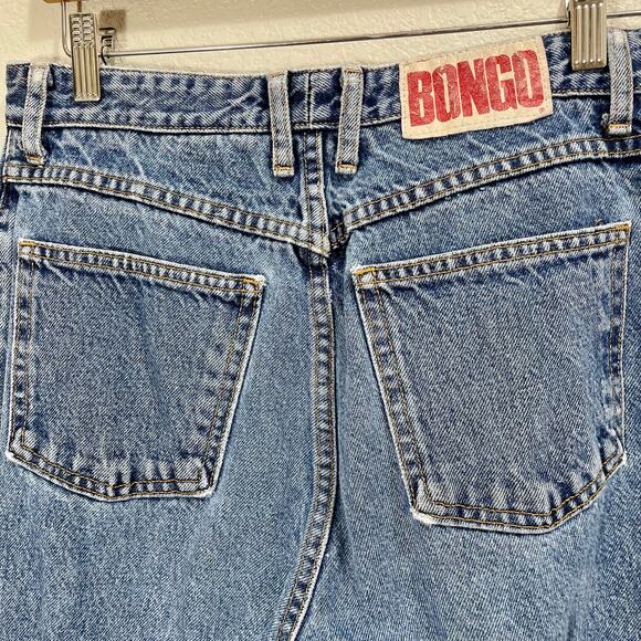 Vintage 80s Bongo Womens Jeans 30" Waist Light Wash Grunge Mom Jeans - Picture 5 of 12